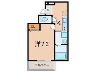 フジパレス尼崎出屋敷の物件間取画像